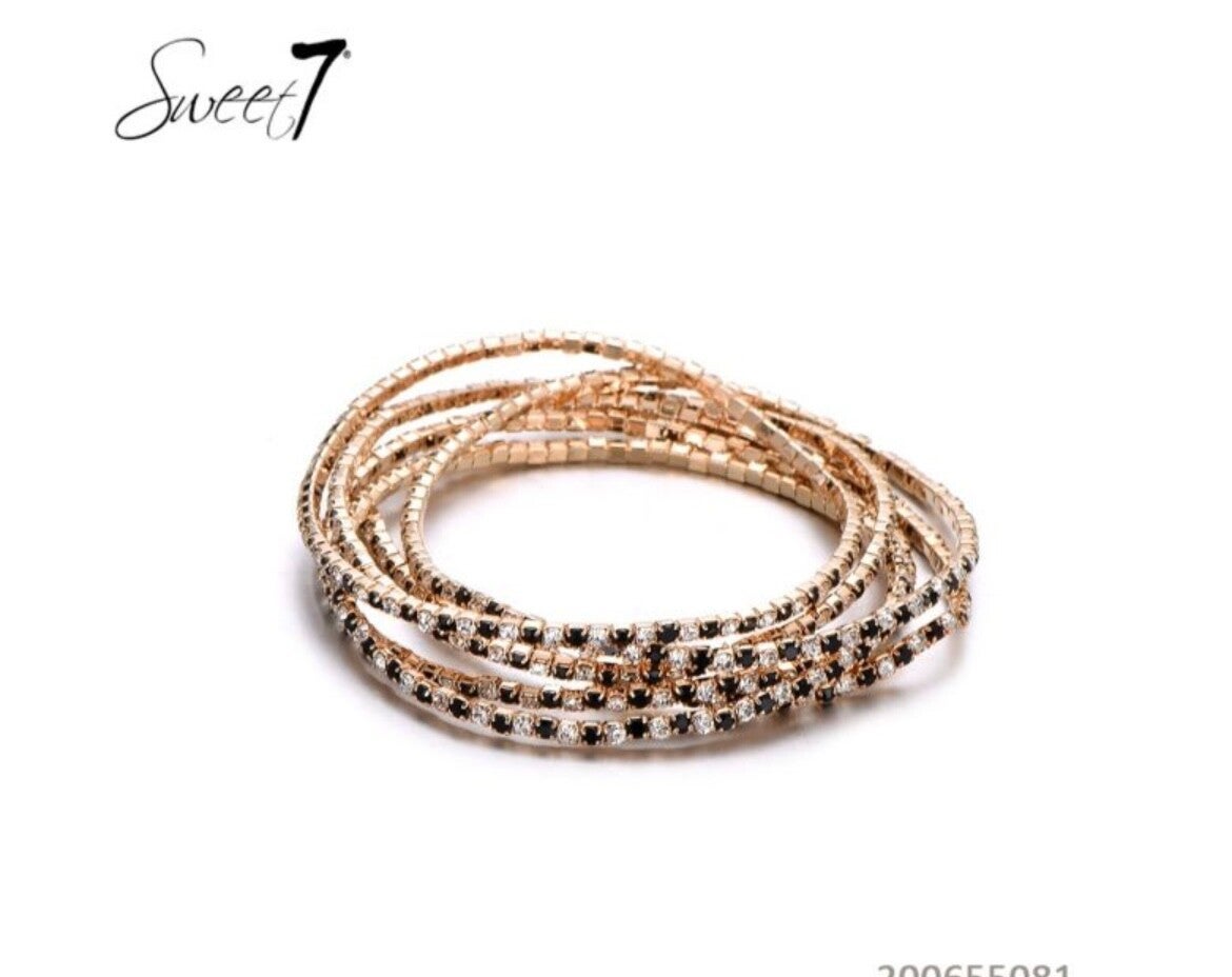 Armand elastiek wit zwart