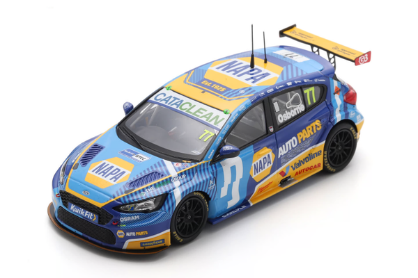 1:43 Spark - Ford Focus BTCC - NAPA Racing UK #77 - Knockhill BTCC Sam Osborne