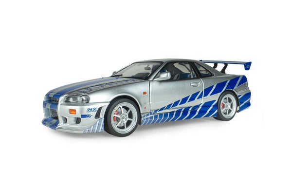 1:18 Solido - 1999 Nissan Skyline GT-R (BNR34) 2 Fast 2 Furious Brian