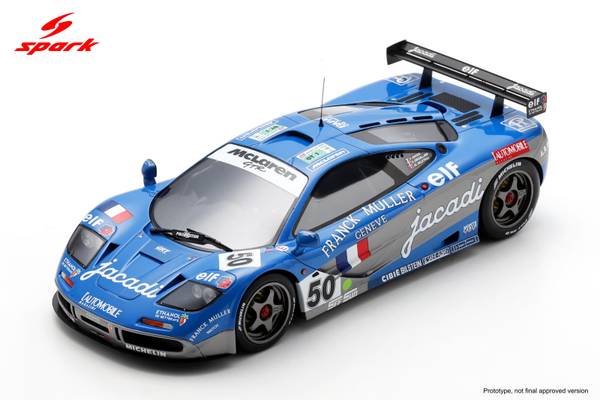 1:18 Spark - McLaren F1 GTR #50 5th Le Mans 24H 1995 J-D. Delétraz - F. Giroix - O. Grouillard