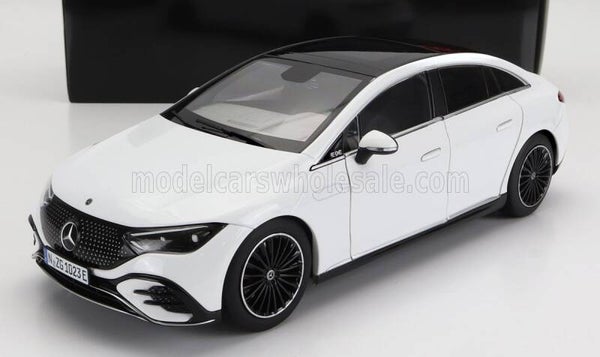 1:18 NZG - 2022 Mercedes-Benz EQE (V295) Opalite White