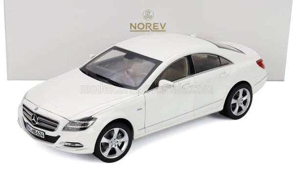 1:18 Norev - 2011 Mercedes Benz CLS Coupé Brilliant White Metallic