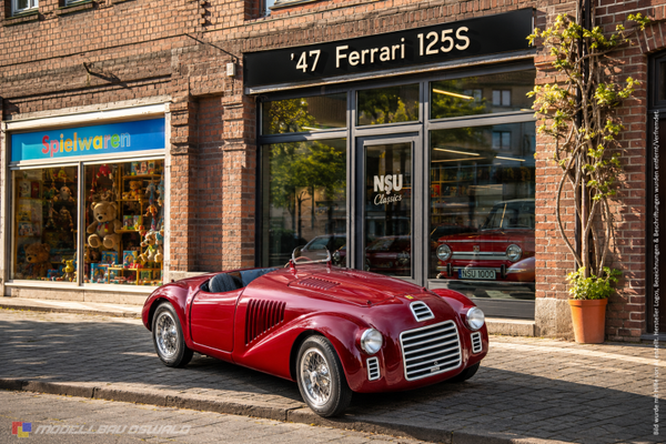 1:18 Spare Parts - Hot Wheels - 1947 Ferrari 125S Red