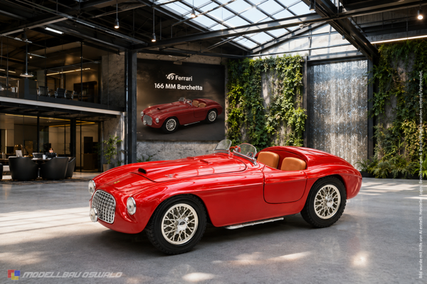 1:18 Spare Parts - Hot Wheels - 1949 Ferrari 166 MM Barchetta Red