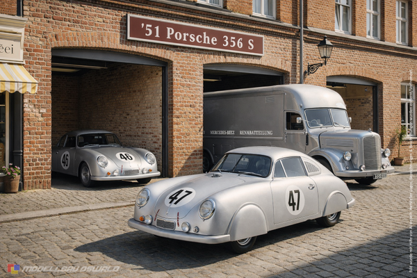 1:18 Spare Parts - Werk83 - 1951 Porsche 356 SL #47 Sauerwein