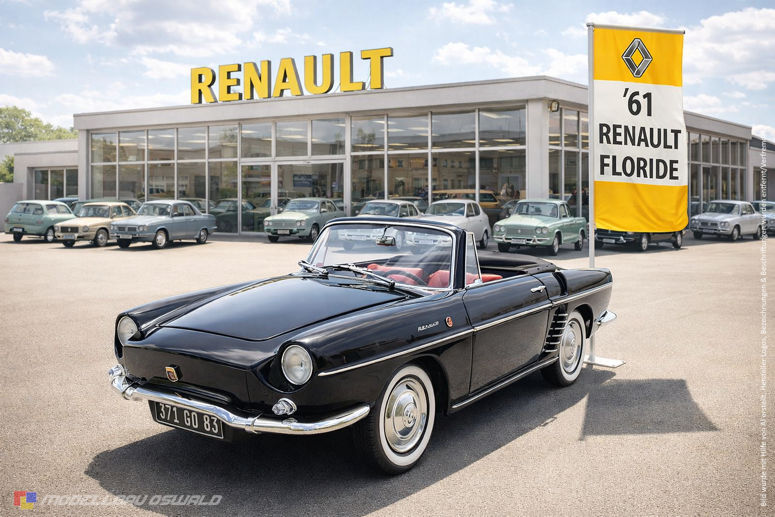 1:18 Spare Parts - Norev - 1961 Renault Floride Black