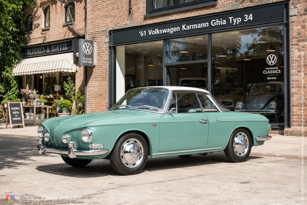 1:18 Spare Parts - Norev - 1961 Volkswagen Karmann Ghia Typ 34 Green