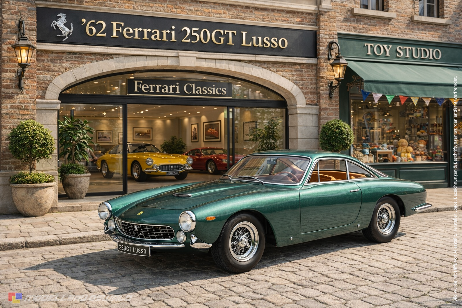 1:18 Spare Parts - KK Scale - 1962 Ferrari 250GT Lusso Green