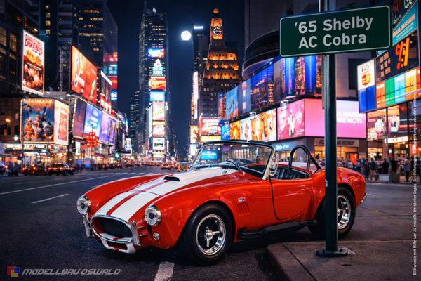1:18 Spare Parts - Ertl - 1965 Shelby AC Cobra Red