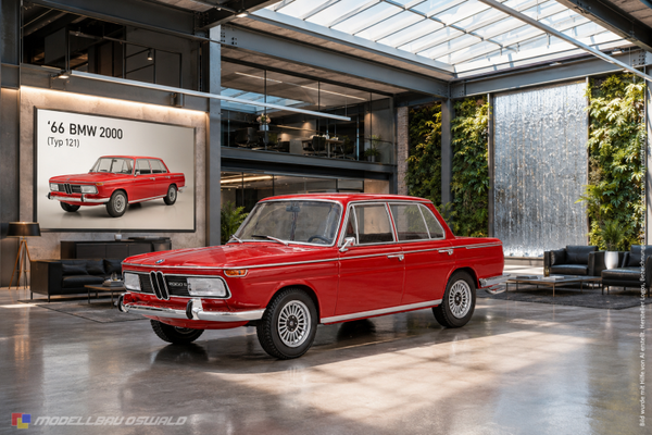 1:18 Spare Parts - MCG - 1966 BMW 2000 (Typ 121) Red