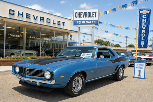 1:18 Spare Parts - Acme - 1969 Chevrolet Camaro Copo Blue