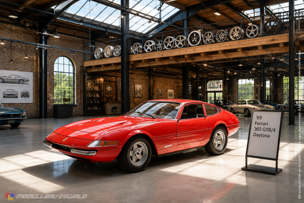 1:18 Spare Parts - Giodi - 1969 Ferrari 365 GTB4 Daytona Red