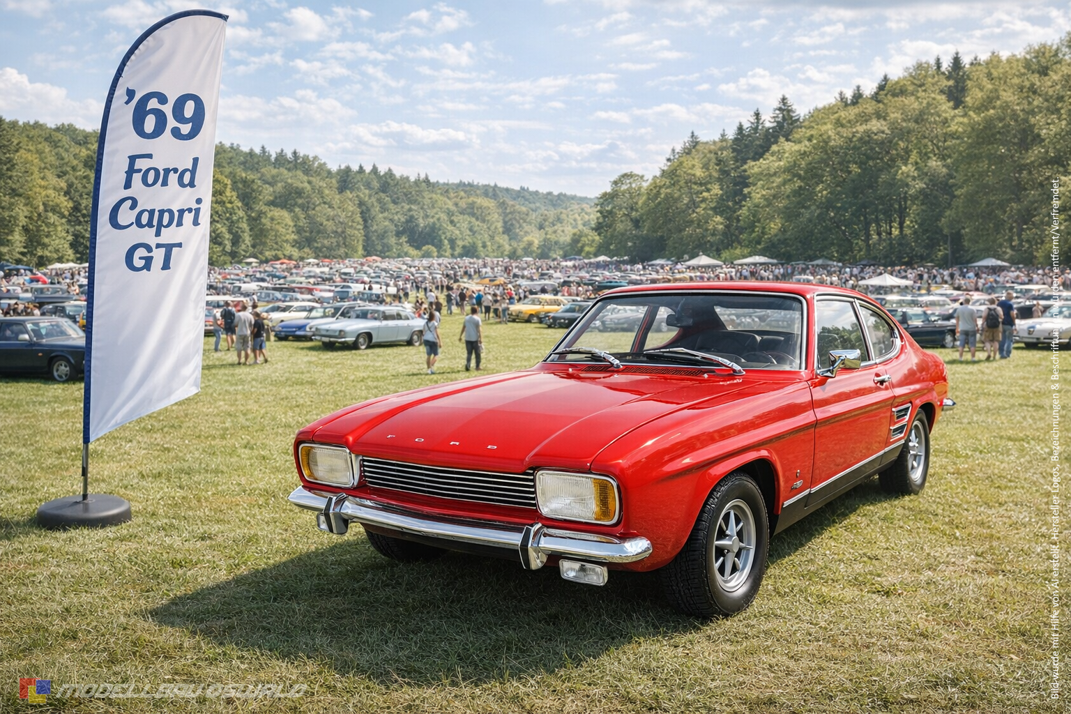 1:18 Spare Parts - Minichamps - 1969 Ford Capri GT Red