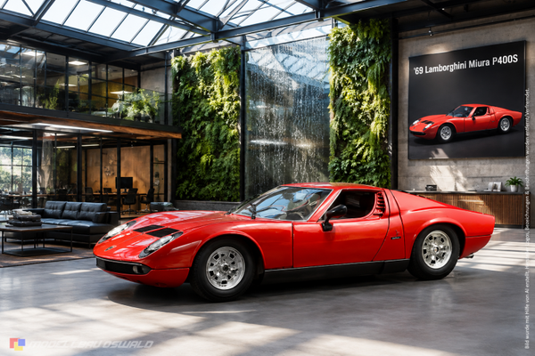 1:18 Spare Parts - Polistil - 1969 Lamborghini Miura P400S Red