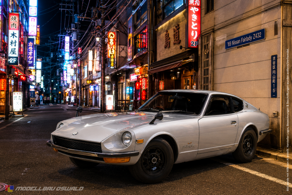 1:18 Spare Parts - Autoart - 1969 Nissan Fairlady Z432 Silver