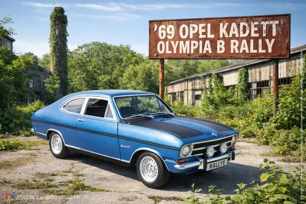 1:18 Spare Parts - Revell - 1969 Opel Kadett Olymipa B Rally Blue