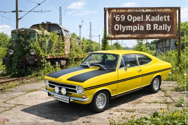 1:18 Spare Parts - Revell - 1969 Opel Kadett Olymipa B Rally Yellow
