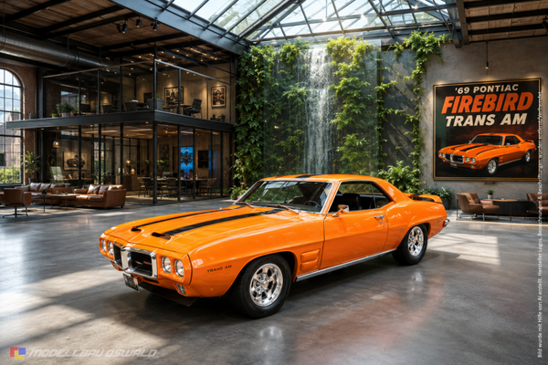 1:18 Spare Parts - Road Legends - 1969 Pontiac Firebird Trans Am Orange