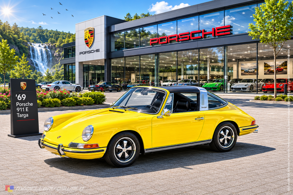 1:18 Spare Parts - Norev - 1969 Porsche 911 E Targa Yellow