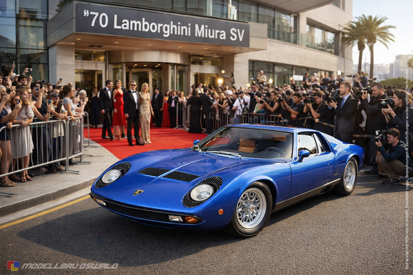 1:18 Spare Parts - Anson - 1970 Lamborghini Miura SV Blue