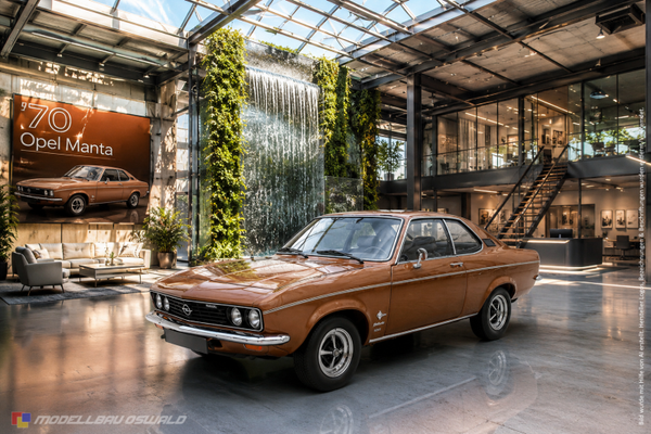 1:18 Spare Parts - Norev - 1970 Opel Manta Brown