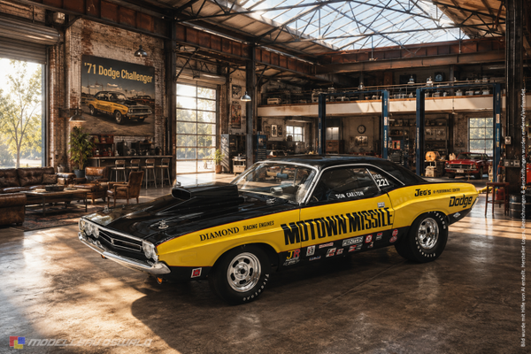 1:18 Spare Parts - Acme - 1971 Dodge Challenger Motown Missile