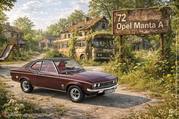 1:18 Spare Parts - Norev - 1972 Opel Manta A Red