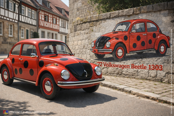 1:18 Spare Parts - Solido - 1972 Volkswagen Beetle 1303 Red