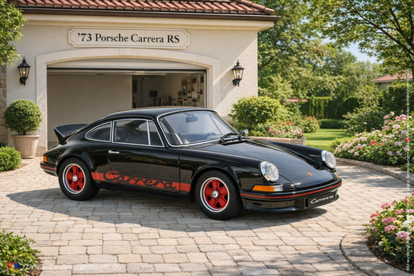 1:18 Spare Parts - Welly - 1973 Porsche Carrera RS Black