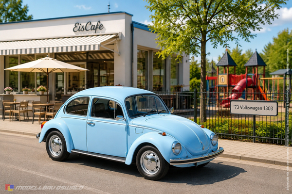 1:18 Spare Parts - Norev - 1973 Volkswagen 1303 Blue