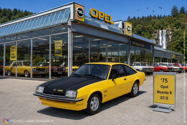 1:18 Spare Parts - MCG - 1975 Opel Manta B GT/E Yellow