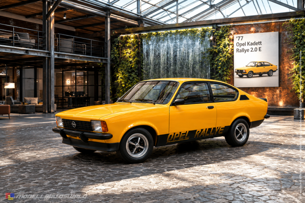 1:18 Spare Parts - Norev - 1977 Opel Kadett Rallye 2.0 E Orange