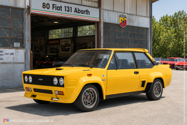 1:18 Spare Parts - Solido - 1980 Fiat 131 Abarth Yellow
