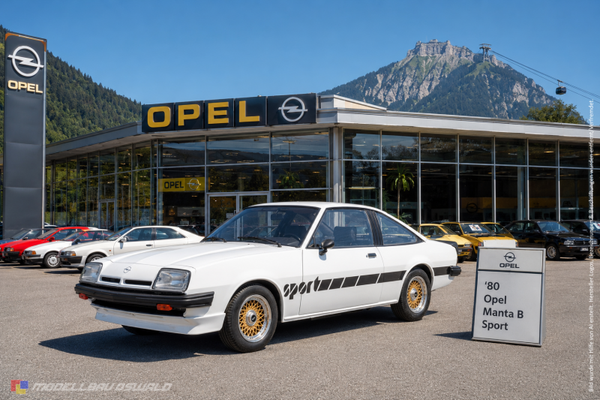 1:18 Spare Parts - MCG - 1980 Opel Manta B Sport White