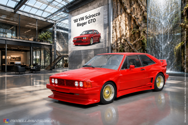 1:18 Spare Parts - MCG - 1980 VW Scirocco Rieger GTO Red