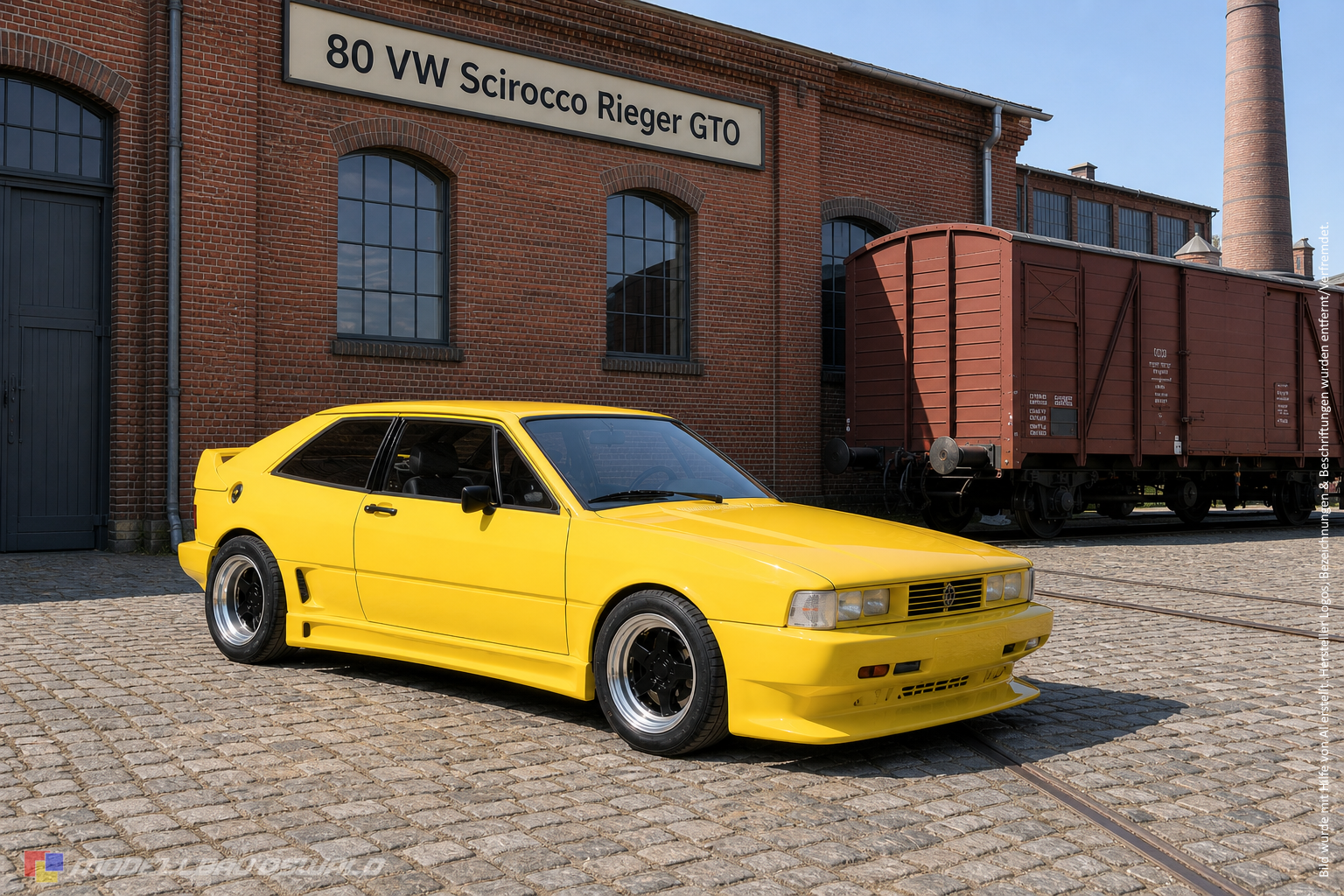 1:18 Spare Parts - MCG - 1980 VW Scirocco Rieger GTO Yellow