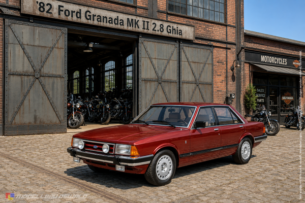 1:18 Spare Parts - MCG - 1982 Ford Granada MK II 2.8 Ghia Red