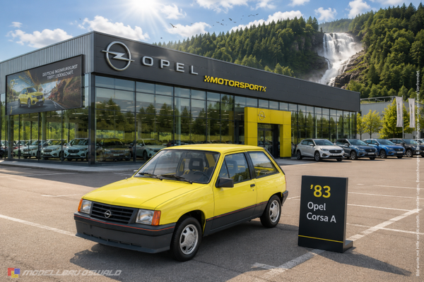 1:18 Spare Parts - MCG - 1983 Opel Corsa A Yellow