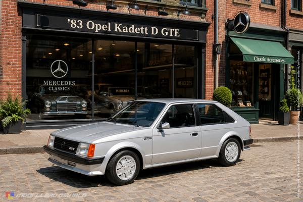 1:18 Spare Parts - MCG - 1983 Opel Kadett D GTE Silver
