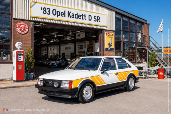 1:18 Spare Parts - MCG - 1983 Opel Kadett D SR White