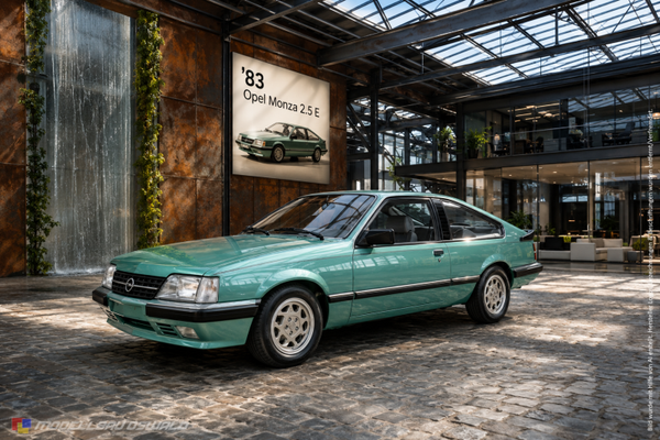 1:18 Spare Parts - Norev - 1983 Opel Monza 2.5 E Beryll Green