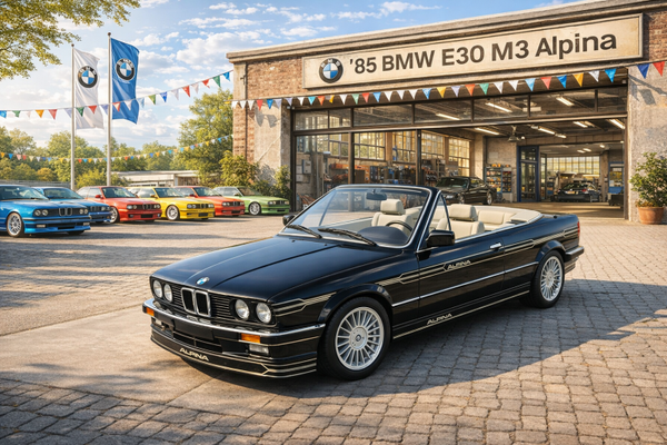 1:18 Spare Parts - MCG - 1985 BMW E30 M3 Alpina Black