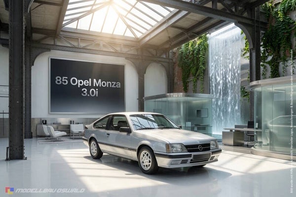 1:18 Spare Parts - Norev - 1985 Opel Monza 3.0i Silver
