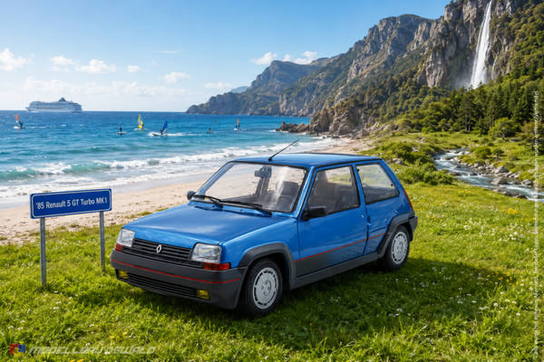 1:18 Spare Parts - Solido - 1985 Renault 5 GT Turbo MK1 Blue