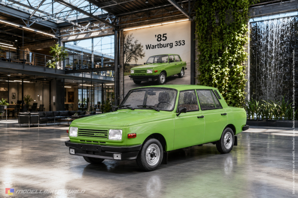 1:18 Spare Parts - MCG - 1985 Wartburg 353 Green