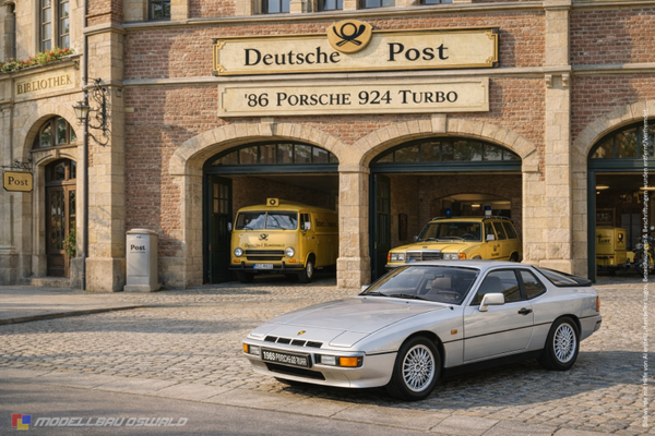 1:18 Spare Parts - KK Scale - 1986 Porsche 924 Turbo Silver