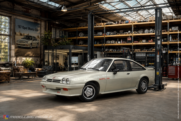 1:18 Spare Parts - Norev - 1987 Opel Manta GSi Platin