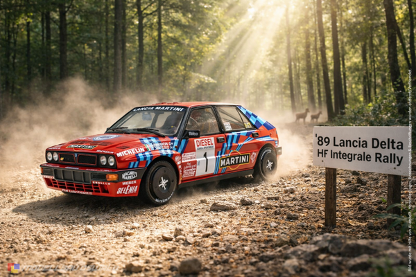 1:18 Spare Parts - Solido - 1989 Lancia Delta HF Integrale Rally #1 M. Biasion