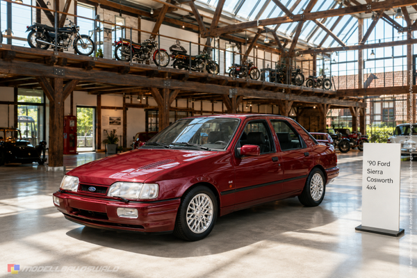 1:18 Spare Parts - MCG - 1990 Ford Sierra Cosworth 4x4 Red