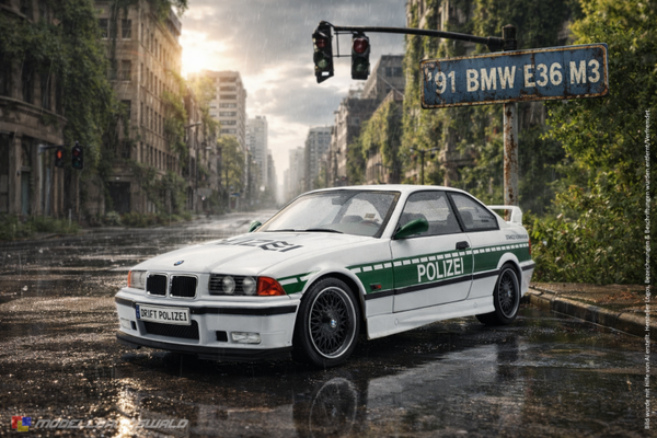 1:18 Spare Parts - Solido - 1991 BMW E36 M3 Coupé *Drift Polizei*